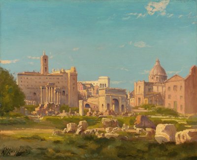 The Roman Forum by Henri Joseph Harpignies